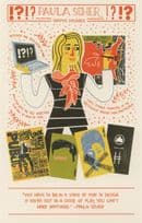 Paula Scher American Graphic Designer Art Teacher Postcard