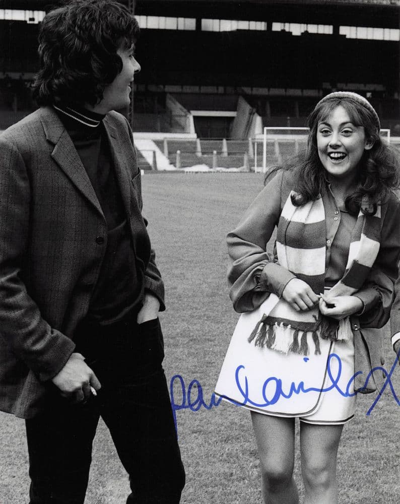 Paula Wilcox & Richard Beckinsale of Rising Damp 10x8 Hand Signed Photo