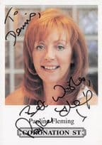 Pauline Fleming Coronation Street Hand Signed Cast Card Photo