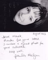 Pauline McClynn Father Ted 2x Hand Signed Photo + Letter