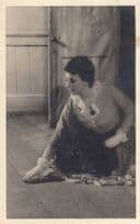 Peggy Cochrane Antique Hand Signed Photo Postcard