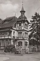 Pension Villa Rosa Hotel Interlaken Vintage RPC Switzerland Postcard