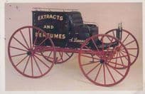 Perfume & Extracts Van Advertising Transport American Wagon Connecticut Postcard