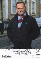 Perry Fenwick in West Ham FC Scarf Eastenders Hand Signed Cast Card Photo