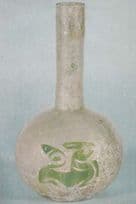 Persia Persian Glass Vase Flask Cameo Cut 10th Century Primitive Art Postcard