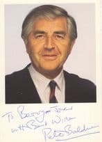 Peter Baldwin Derek Wilton Coronation Street Hand Signed Cast Card Photo