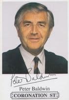 Peter Baldwin Derek Wilton Coronation Street Vintage Cast Card