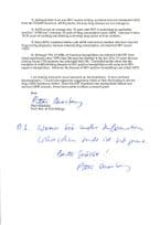 Peter Duesberg German Biologist Professor HIV AIDS Hand Signed Letter