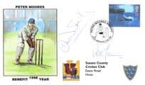 Peter Moores David Smith Surrey Cricket 1998 Double Hand Signed FDC