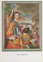 Peter The Great Der Grobe Kaiser German Cigarette Card