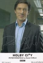 Peter Wingfield as Daniel Clifford BBC Holby City Hand Signed Cast Card