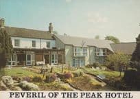 Peveril Of The Peak Hotel Derby Vintage 1970s Postcard