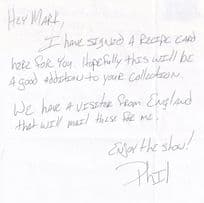 Phil Kromm Ice Road Trucker Fully Hand Written & Signed Large Letter