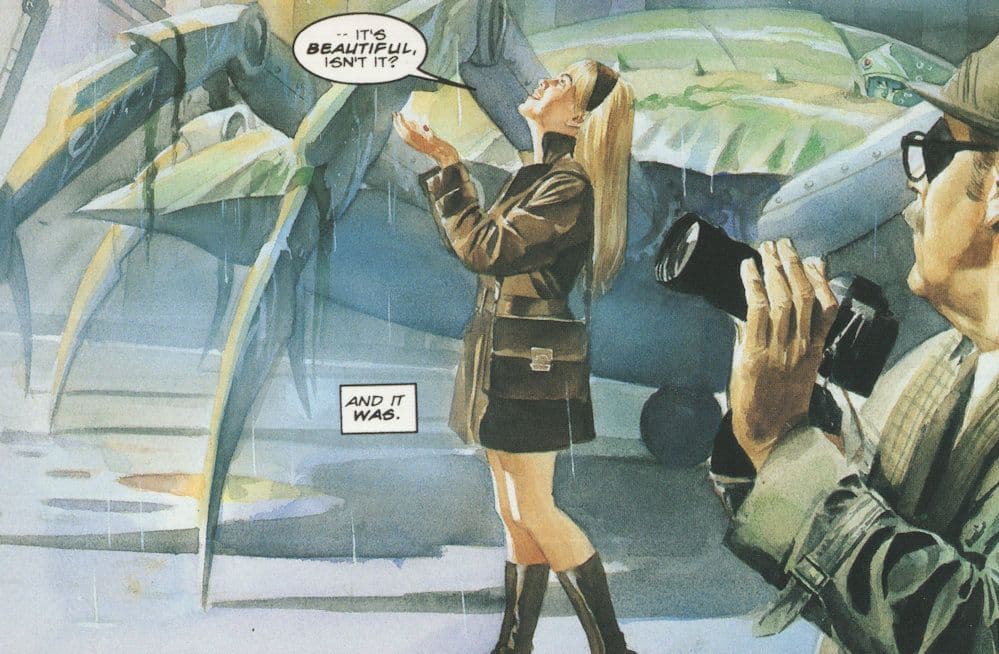 Phil Sheldon Marvel Journalist Gwen Stacy Marvel Comic Book Postcard