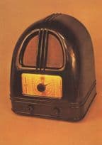 Philco Antique Radio Yorkshire Peoples Set 444 Postcard