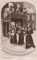 Philco Series London Christmas Carol Singers Real Photo Old Postcard