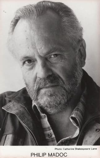 Philip Madoc Dads Army Dr Who The Avengers Hand Signed Photo