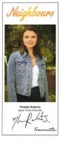 Phoebe Roberts as Freya Woznlak Neighbours Signed Photo