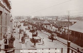 Pim Street Markets Johannesburg South Africa RPC Old Postcard