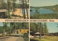 Pinnarpsbaden Semesterby Kisa Sweden Postcard