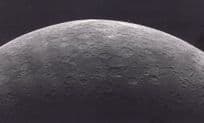 Planet Mercury Southern Hemisphere Lime Surface Craters Postcard