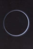 Planet Pluto New Horizons Spacecraft Atmospheric Haze Photo Postcard