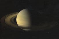 Planet Saturn Equinox Cassini Spacecraft Sun Over Equator Photo Postcard