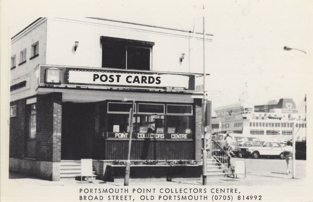Portsmouth Stamp Shop Collectors Centre Advertising Postcard