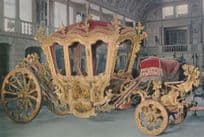 Portugal Crown Coach Portuguese Carriage XVIII Century Postcard