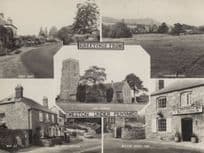 Post Office Pub Inn Weston Under Penyard Hereford Postcard