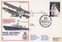 Posted On Board Sea Otter Mount Batten RAF Plane Ship MULTI Hand Signed FDC