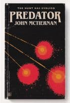 Predator Arnold Schwarzenegger Film Movie As Rare Old Book Cover Postcard