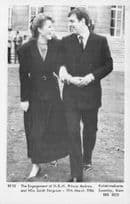 Prince Andrew & Sarah Ferguson 1986 Royal Engagement Postcard