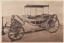 Prince Carlos Carriage Royal Coach Portugal Old Postcard