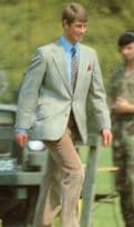 Prince Edward Dashing in Windsor 1982 Royal Family Postcard
