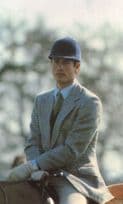 Prince Edward Riding A Horse at Badminton 1981 Royal Postcard