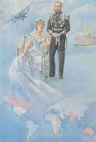 Prince George To Princess Mary Of Teck 1893 Royal Wedding Postcard