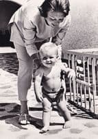 Prince Prins Willem William Play Pen Baby 1969 Postcard
