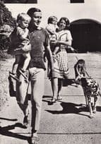 Prince Willem in 1971 Porte Ecole Dalmation Dog Postcard