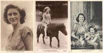 Princes Margaret 3x Antique Royal Real Photo Postcard s
