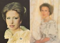 Princess Anne 2x Beautiful 1980s Postcard s