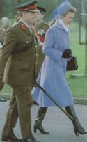 Princess Anne at Sandhurst 1982 Postcard