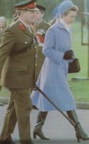 Princess Anne At Sandhurst 1982 Royal Postcard