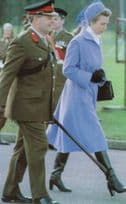 Princess Anne at Sandhurst Kent 1982 Royal Postcard