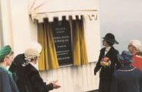 Princess Anne Opens Southend On Sea Pier Transportation Train Plaque Postcard