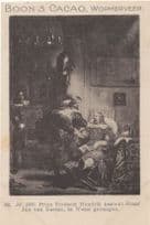 Prins Frederik Hendrik in 1630 Antique Dutch Cacao Trade Card