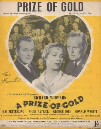 Prize Of Gold Richard Whymark George Cole Sheet Music