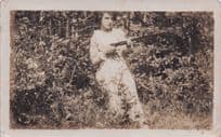 Psycho Woman WW1 Animal Hunter Antique Port Arthur Australia Postcard