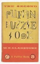 Puffin Puzzle Book W.E. Gladstone 1958 Book Postcard