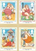 Punch & Judy Pregnant Man LGBT 5x Comic Royal Mail Postcard s